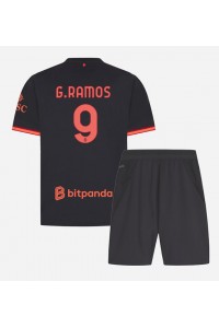 AC Milan Goncalo Ramos #9 Jalkapallovaatteet Lasten Kolmas peliasu 2026-27 Lyhythihainen (+ Lyhyet housut)